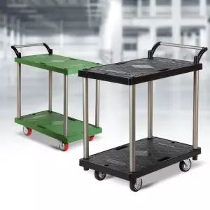 플라스틱 대차 2단 소 주방웨건 다용도트롤리 서빙카 웨건 트롤리 써빙카트 써빙카 주방카트