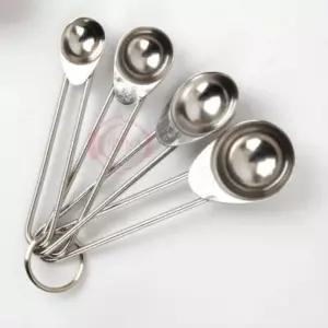 [마이모노샵][마이모노샵] 식당 음식점 베이킹 조리 스텐 계량스푼 4p세트 주방용품 (17840127)