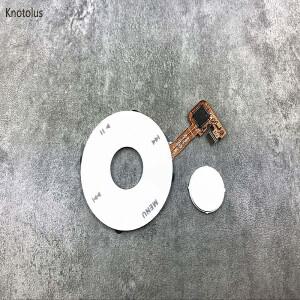 화이트 컬러 수리 교체 클릭 휠 실버 중앙 버튼 키 아이팟 6 세대 7 클래식 80GB 120GB