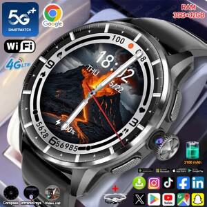 4G/5G 풀 네트워크 적외선 스마트워치 1.6인치 AMOLED 스크린 카메라 GPS 나침반 NFC WIFI 틱톡 구글 앱 다