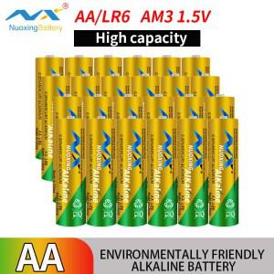 누옥싱 AA 1.5V 알카라인 배터리 LR6/AM3 뷰티 기기 장난감 및 스마트 잠금장치용 고용량