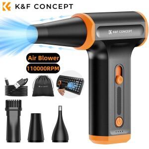 K&F Concept 110000RPM 전기 에어 더스터 3단계 압축 휴대용 블로어 PC 컴퓨터 노트북 키보드 카메라 청소