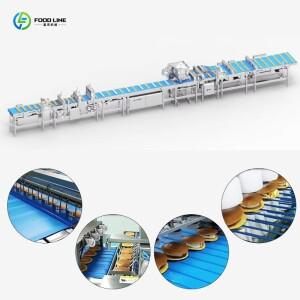 맞춤형 전자동 도라야끼 생산 라인  크기 팬케이크 오븐 적용 가능