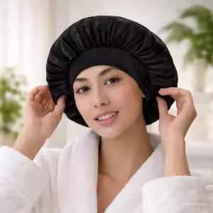 러빙랩 여성 수면모자 나이트 헤어캡 케어 탄력 헤어밴드 2개입
