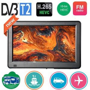 LEADSTAR 충전식 D6 6 인치 800x480 휴대용 미니 소형 Tv DVB-T2 ATSC ISDBT FM ATV USB 배터리 포켓 tv 어