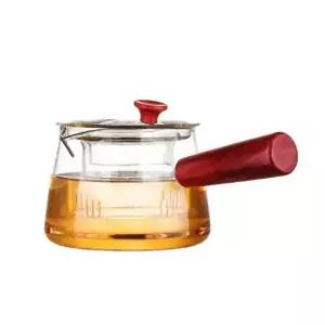 프리미엄 소형 모카포트 캠핑용 인덕션 버너 레인지 전기렌지 원목 차향 주전자 550ml