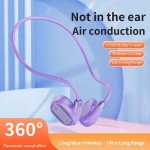 호환상품 귀장착형 스포츠 무선 이어폰 공기 전도 헤드셋 BT 5.3  긴 배터리 수명 달리기 및 사이클링