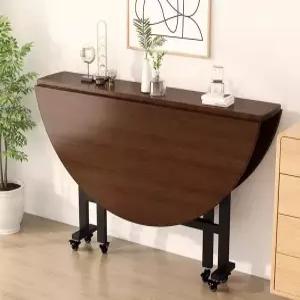 접이식 테이블 원형 탁자 폴딩 업소용 간이 식탁 야외 다용도 스테인리스