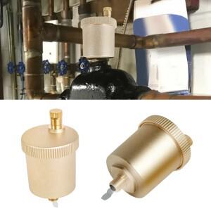 호환상품 2/1개 자동 공기 배출 밸브 1/8인치 황동 온수 라디에이터 난방 시스템용 플로트