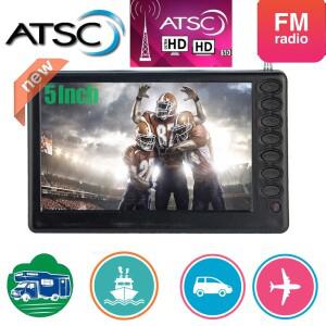 LEADSTAR 충전식 D5 5 인치 800x480 휴대용 미니 소형 Tv DVB-T2 ATSC ISDBT FM ATV USB 배터리 포켓 tv 어