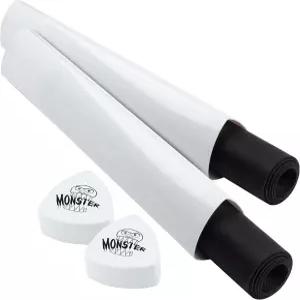 오리지널 몬스터 프리즘 플레이매트 튜브 (화이트 2pk)-간단한 케이스 디자인 홀더는 표면에서 굴러