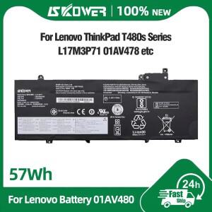 SKOWER 57Wh 01AV478 노트북 배터리 레노버 씽크패드 t480s L17L3P71 SB10K97620