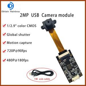 글로벌 셔터 카메라 모듈 OG02B10 USB 웹캠 흑백 하이 프레임 레이트 액션 캡처 윈도우 라즈베리 파이 90 F