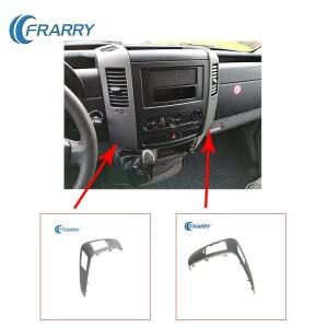 메르세데스-벤츠 호환 단거리 선수 용 A/C 에어컨 중앙 공기 배출구 패널 2006-2016 ABS 블랙 액세서리 A90