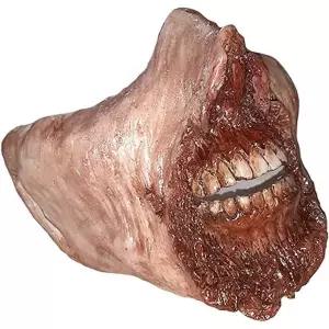 남성 코스튬 마스크 캐릭터 가면 무대 할로윈 좀비 가면, 무서운 공포 타는 썩은 반 얼굴 입 가면무도회 파