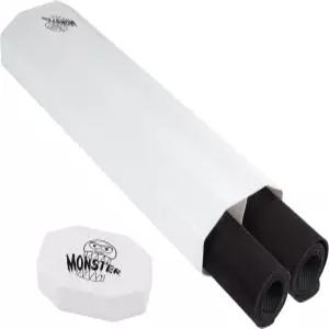 듀얼 플레이매트 튜브 - 몬스터 프로텍터 프리즘 모양의 플레이 케이스로 한 번에 두 개의 플레이매트를