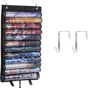 지엔들리스루스 플레이매트 튜브 보관 가방 MTG 홀더용 걸이식 정리함 투명 플라스틱 슬롯이 있는 12+1