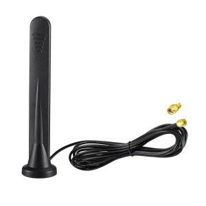 Bingfu Cellular 4G LTE SMA RP-SMA 5dBi 안테나, 마그네틱 베이스 3m(10피트) 케이블, 무선 라우터 모뎀 셀룰러 게이