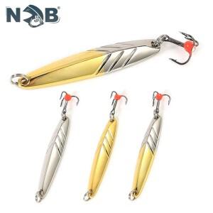 NGB 겨울 낚시 미끼 밸런서 배스 5/10/15g 하드 인공 지그 금속 스푼 얼음 액세서리 Wobblers