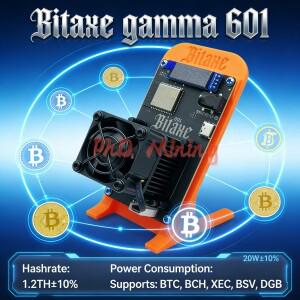 BITAXE GAMMA SOLO MINER -  ASIC 채굴기 암호화폐 비트코인 BCH BSV BM1370 AntminerS21 Pro와 유사
