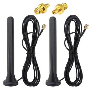 Kaunosta 5G LTE 안테나 4G 신호 부스터 외부 전방향 네트워크 SMA TS9 커넥터 15Dbi 마그네틱 베이스 3M 케이블 3G