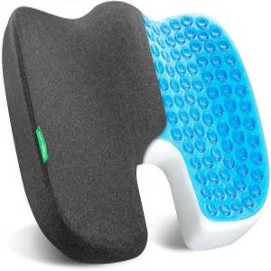 를 위한 메디사나 젤 휠체어 쿠션 꼬리뼈용 GC 100B 시트 좌골 척추 및 엉덩이 지지 압력 노인 인체공학적