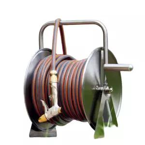 스테인레스 벽걸이 호스 릴 주방 공장 워터 랙 건