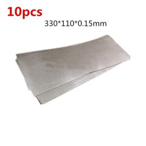 10개 플라스틱 용접  공기 총 히터 절연 33x11cm의 고온 방지 운모 종이 롤