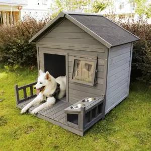 야외 개집 대형견 마당 견사 실외견사 방수 실외