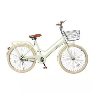 여성 클래식 바구니 자전거 24인치 26인치 출퇴근