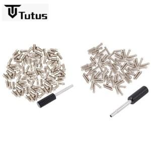 호환상품 100개 1.9인치 2.2인치 휠 림 M2 M3 스틸 스케일 비드락 링 나사 (1/10 RC 크롤러 자동차 TRX4 Ax