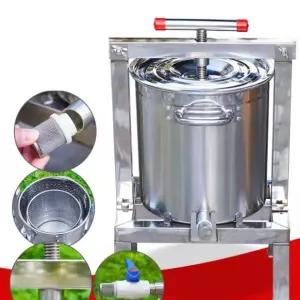 꿀 압착기 양봉기계 추출 유압 프레스 스텐 꿀짜는기계