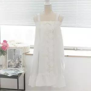 [마이모노샵][마이모노샵] 여성용 골프 바캉스 리본 면 화이트 샤워가운 (16924754)