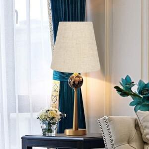 호환상품 램프 갓 샹들리에 테이블 미니 소형 소형 바닥 드럼 커버 천 패브릭 교체 베이지