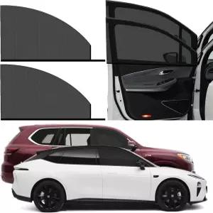 자동차 및 SUV용 창문 스크린 방충 공기 순환 유지 햇빛 차단 개인정보 보호(전면 2개)