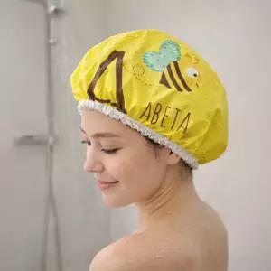 사우나 헤어캡 방수 샤워 캡 머리 보호