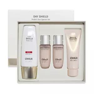 오휘 데이쉴드 퍼펙트 선 레드 세트 50ml 25년 1월 기획 스킨 소프너 에멀전 폼