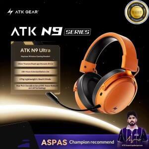 ATK N9 2.4GHz 무선 게이밍 헤드셋 (PS5 PC Mac Playstation용) 블루투스 (마이크 포함)