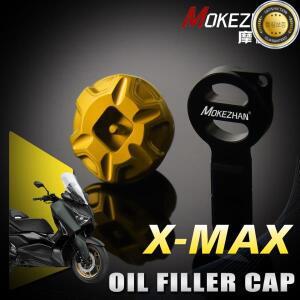 오토바이 도난 방지 엔진 오일 필러 캡 커버 액세서리 야마하 X-MAX 250 300 2017-2024 부품