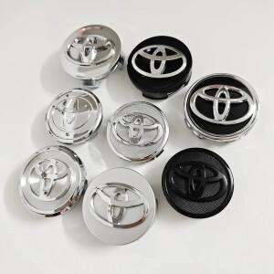 토요타 캠리 코롤라 RAV4 하이랜더 비오스 C-HR 시에나 아발론 야르스 53mm 62mm 4개 휠 센터 캡
