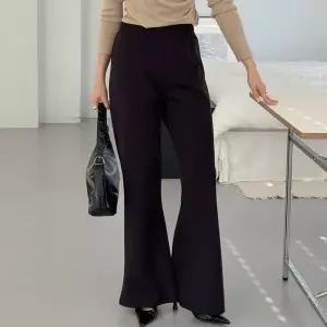 [하프클럽/]빅사이즈 603 나팔밴딩슬랙스팬츠 DRDX415