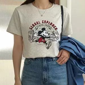 [하프클럽/]빅사이즈 603 애니생쥐캐릭터티셔츠 DSEX406