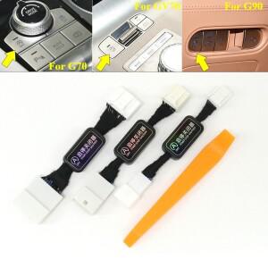 현대 호환 제네시스 G70 G80 G90 자동 시동 정지 제거 장치 엔진 오프 클로즈 디바이스 캔슬러 플매트 카펫