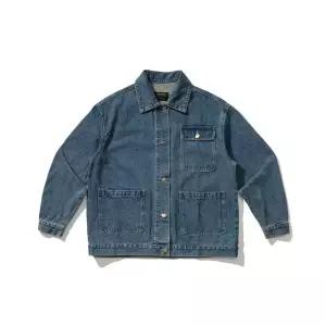 피로달 청 여성용 캐주얼 빈티지 재킷 코트 워싱 자켓 HO1