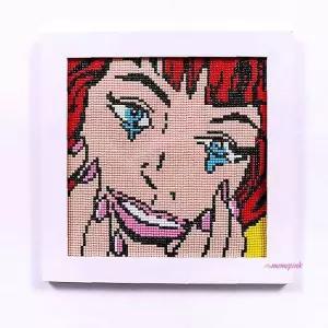 CL 팝아트 03 보석십자수 액자세트pqr337