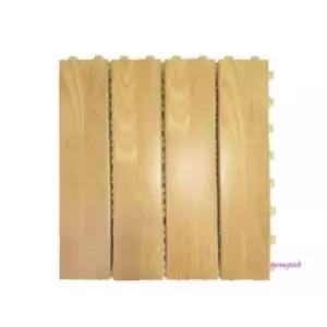 베란다데크타일 1SET 발판 참나무색 조립식바닥 마루wxy838