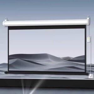 72인치 빔스크린 나노 4 끈 빔 전동롤스크린 1 3핸드락걸이 43 블라인드