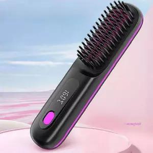 무선 브러쉬 파우치포함 고데기세트 매직 온도조절uvw227