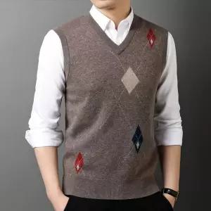 엘럽남친 니트 가을 조끼 양털 원템3