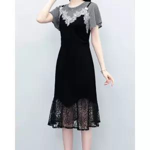 [핑크엘리제]페이크 레이어드 시수루 슬립 렌지아나원피스